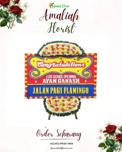 Bunga Papan Congratulation di Suranenggala